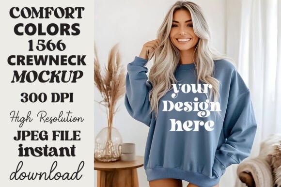 Comfort Colors 1566 Mockup Blue Jean 18 Review