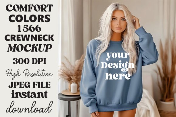 Comfort Colors 1566 Mockup Blue Jean 26 Review