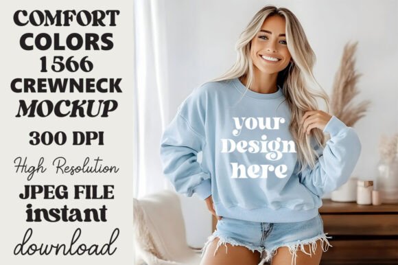 Comfort Colors 1566 Mockup Chambray 15 Review for Real Projects