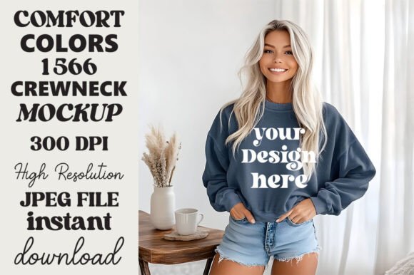 Comfort Colors 1566 Mockup Denim 13 Review for Real Projects
