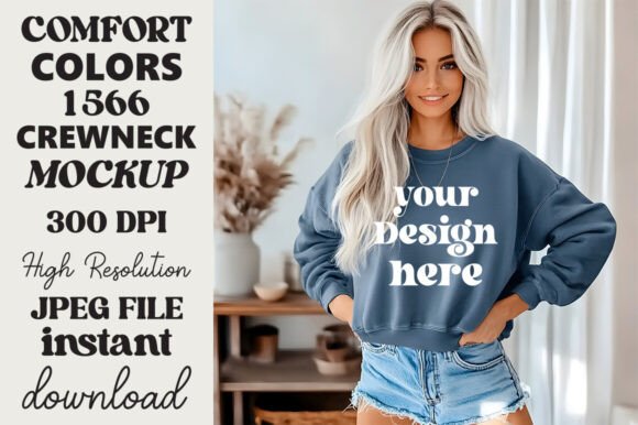 Comfort Colors 1566 Mockup Denim 18 Review for Real Projects