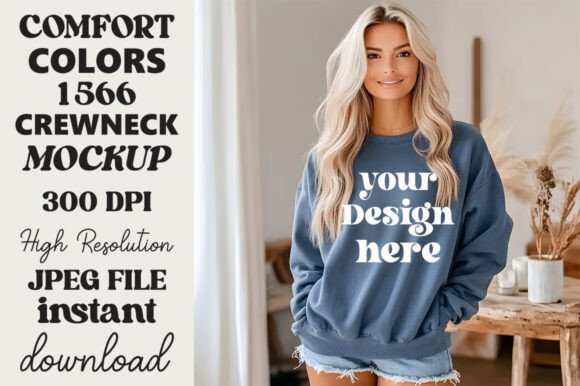 Comfort Colors 1566 Mockup Denim 22 Review for Real Projects