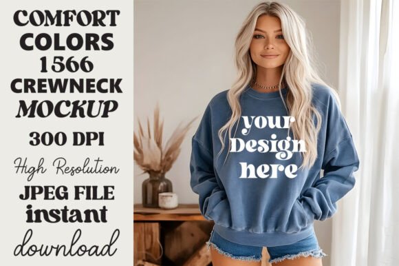 Comfort Colors 1566 Mockup Denim 24 Review for Real Projects