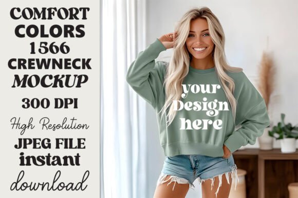 Comfort Colors 1566 Mockup Light Green 3 Review for Real Projects