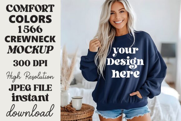 Comfort Colors 1566 Mockup True Navy 11 Review