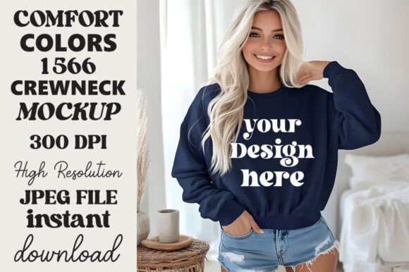 Comfort Colors 1566 Mockup True Navy 16 Review