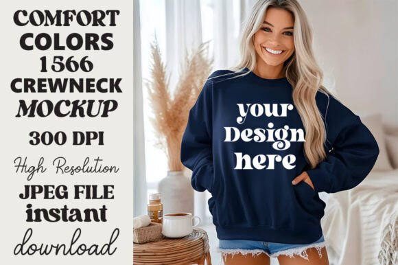 Comfort Colors 1566 Mockup True Navy 21 Review for Real Projects