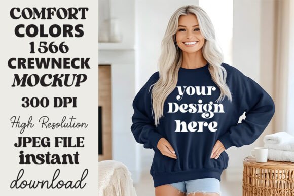 Comfort Colors 1566 Mockup True Navy 3: A Designer’s Honest Take