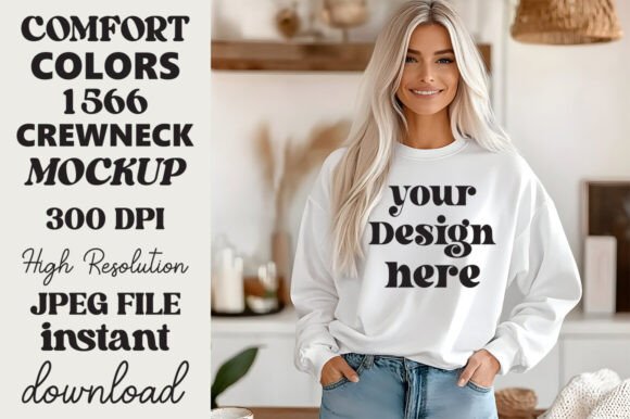 Comfort Colors 1566 Mockup White 23 Review for Real Embroidery Projects