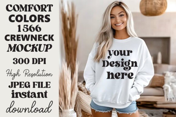 Comfort Colors 1566 Mockup White 34 Review for Embroidery Projects