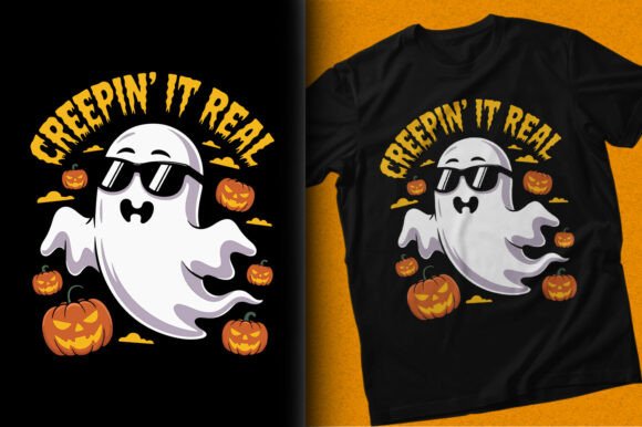 Creepin It Real Halloween Ghost T-shirt Review