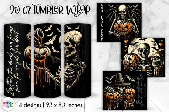 Creepy Gothic Halloween Tumbler Wraps Review: Spooky Design Meets Practical Use