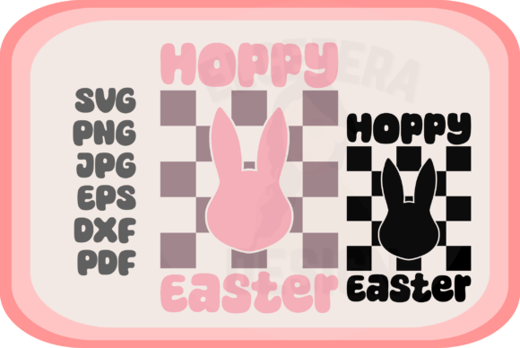 Hoppy Easter Checkered: A Playful Design for Spring Projects