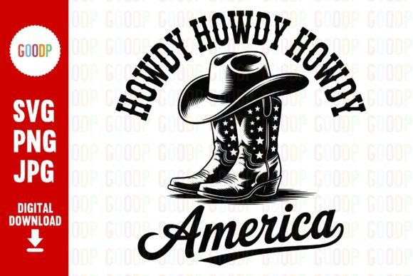 Howdy America Png: A Versatile Design for Real Embroidery Projects