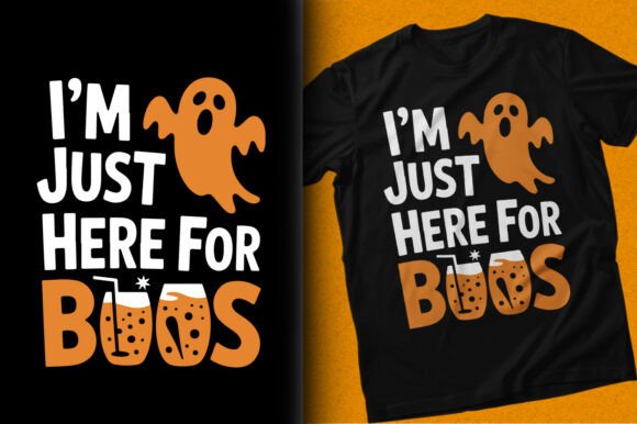 I’m Just Here for the Boos Ghost T-Shirt