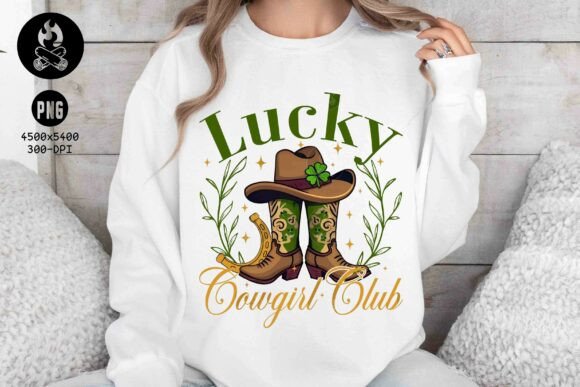 Lucky Cowgirl Club St Patricks PNG Review: A Fun Fusion for Embroidery Projects
