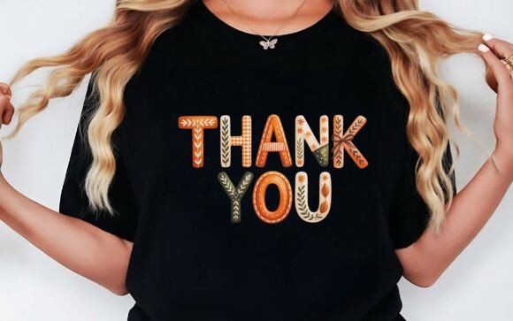 Review: Thank You Fall T-shirt Design PNG