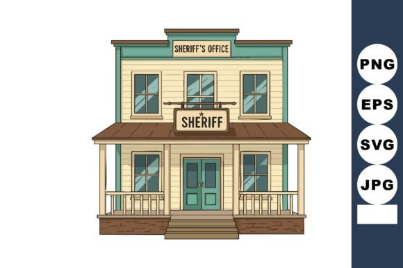 Sheriff Office Building Front View Weste Review for Real Projects