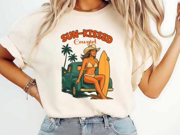 Sun-Kissed Cowgirl T-Shirt Design Review